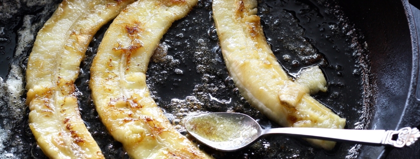 Karamelisierte Bananen